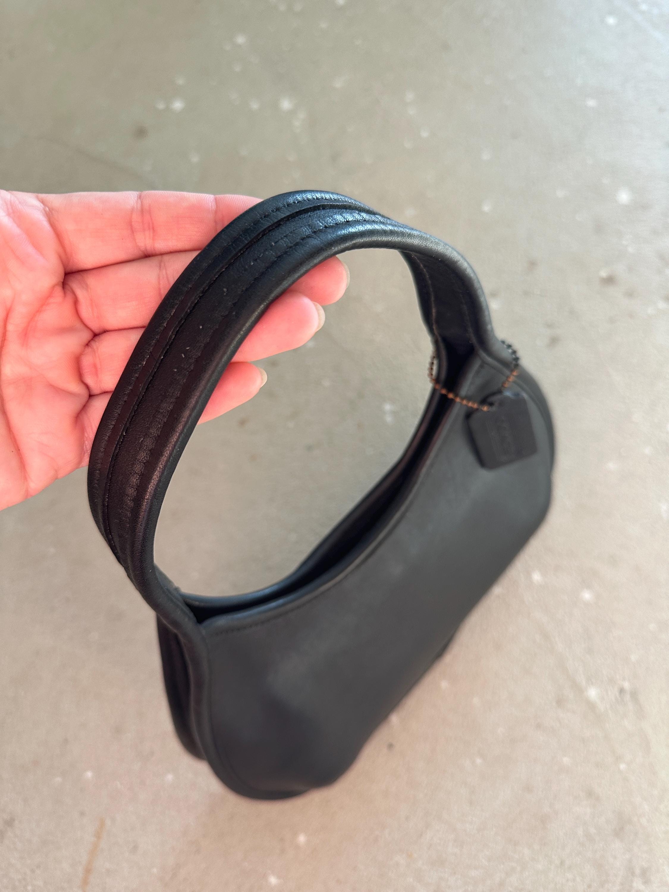 Vintage Coach Mini Ergo Black Shoulder Bag 9027 - Etsy