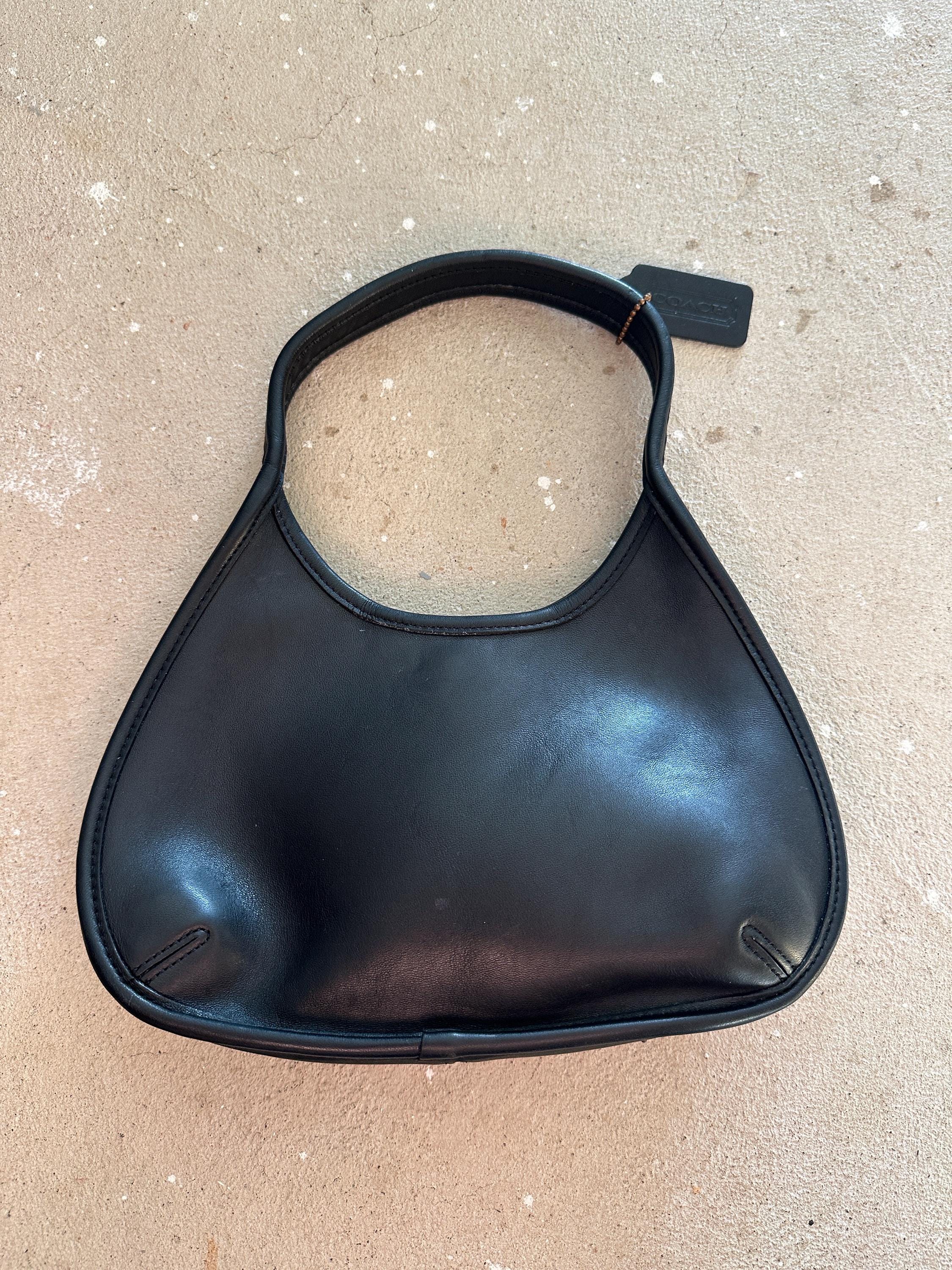 Vintage Coach Mini Ergo Black Shoulder Bag 9027 - Etsy