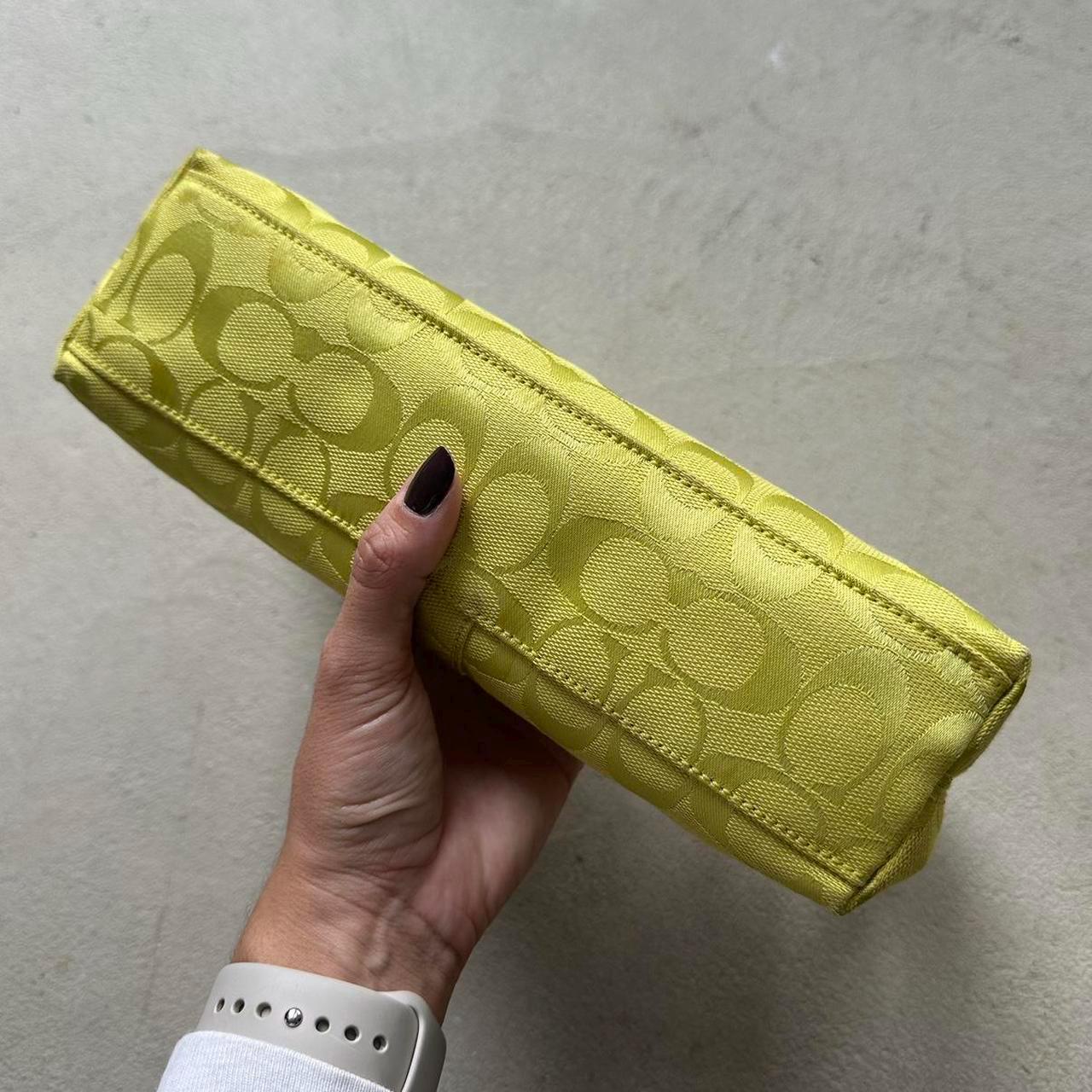 Vintage Coach Baguette Small Bag Lime