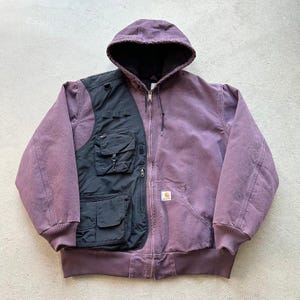 Purple Carhartt Jacket - Etsy