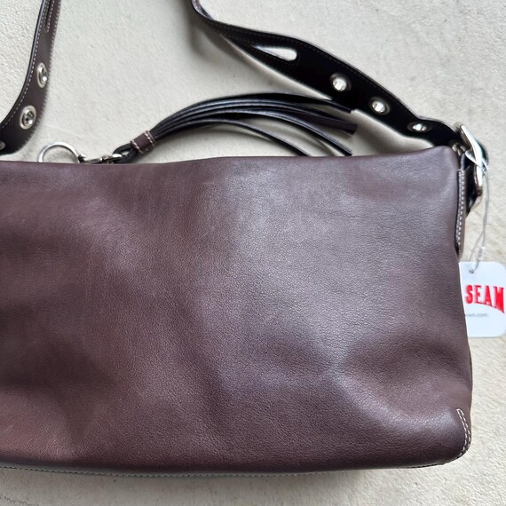 【COACH】 ヴィンテージブラウンバッグ Y2K Vintage Y2k Coach Brown Signature Medium Soho Shoulder