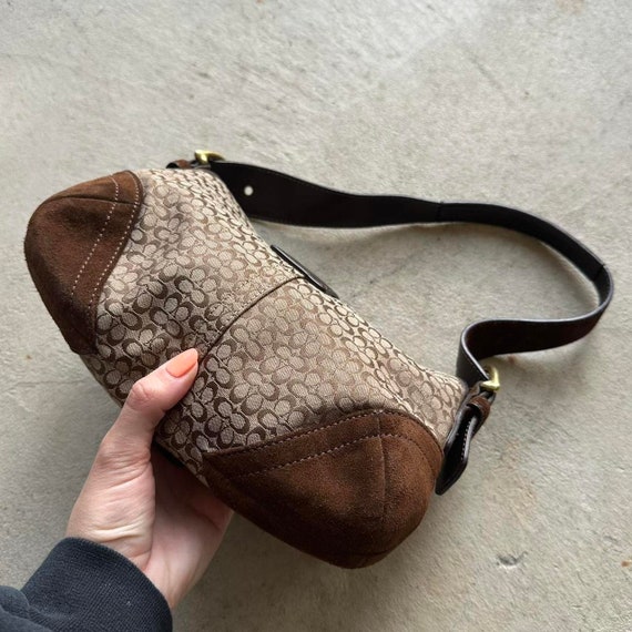 Vintage Y2K Coach Brown Mini Soho Shoulder Bag - image 2