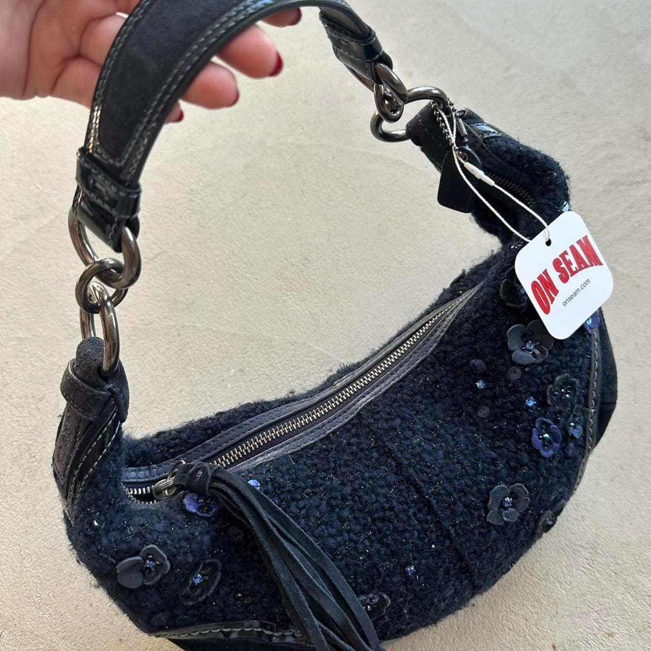 COACH y2k archive 00s Flower bag コーチ バッグ COACH y2k archive 00s Flower bag BLACK - メルカリ