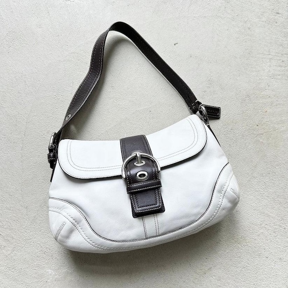 Vintage Y2K Coach White Leather Soho Shoulder Bag - Etsy Vintage Y2K Coach White Leather Soho Shoulder Bag - Etsy