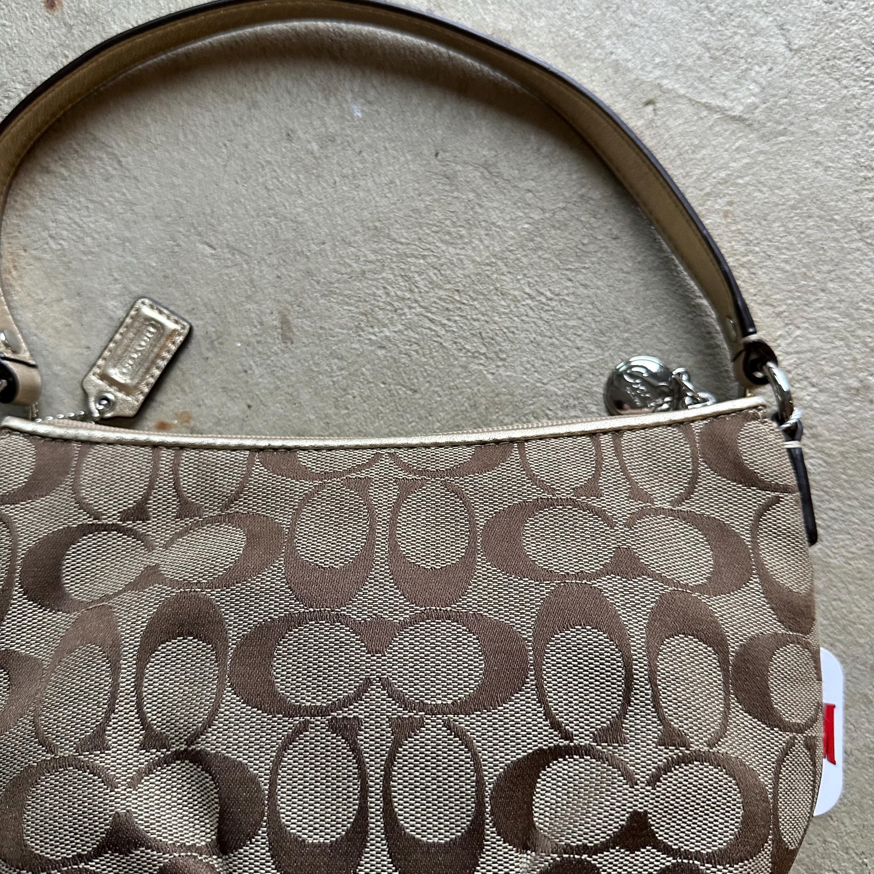 COACH ブラウンレザートートバッグ　y2k 美品 COACH 7463 ソーホー y2k レザー ワンショルダー ブラウン
