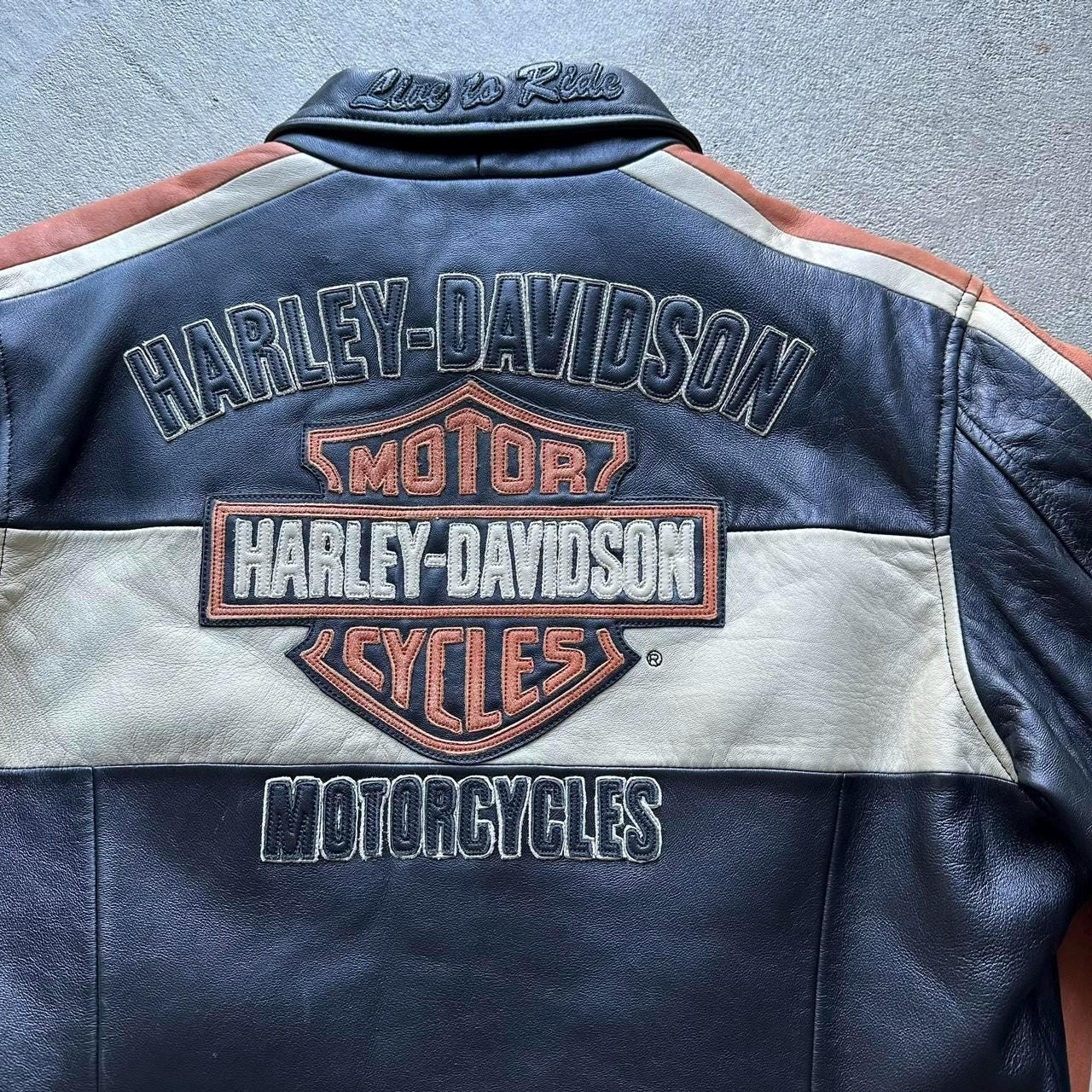 Rare Vintage Harley Davidson Leather Motorcycle Jacket - Etsy
