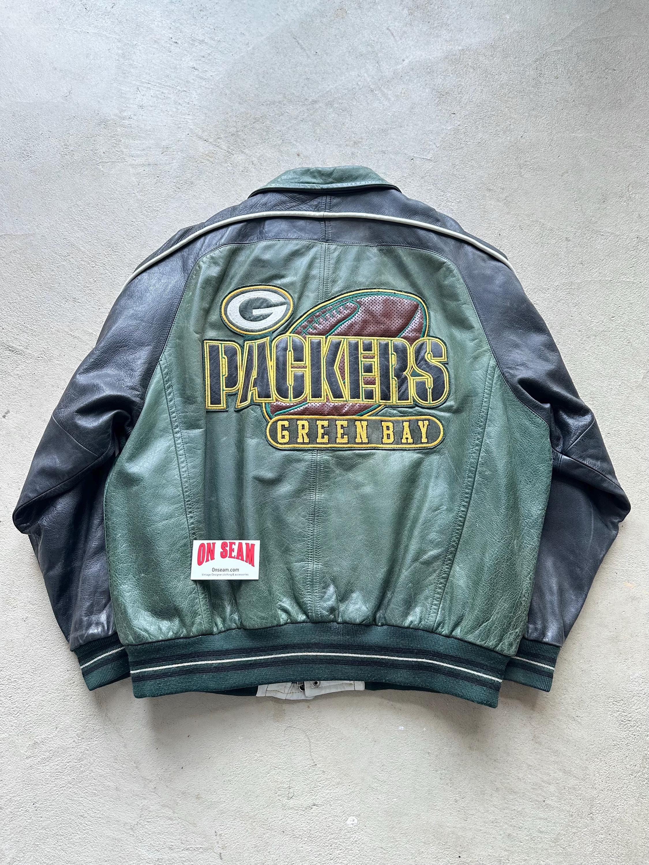 Packers Leather Coat - Etsy