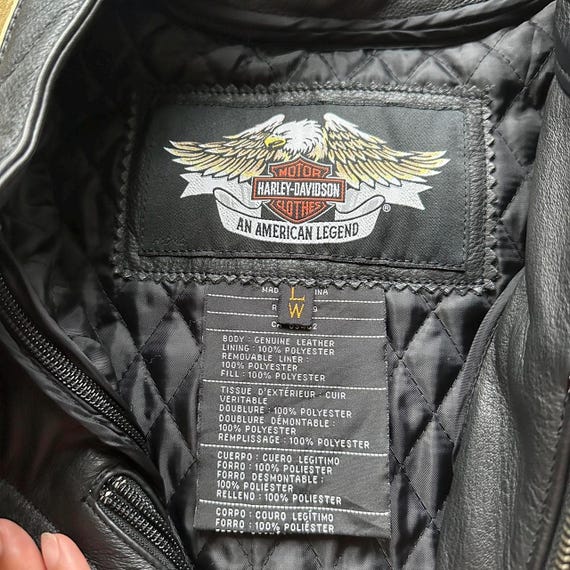 y2k✨️ Harley-Davidson 刺繍 ミリタリー ジャケット ハーレーダビッドソン HARLEY DAVIDSON ミリタリージャケット