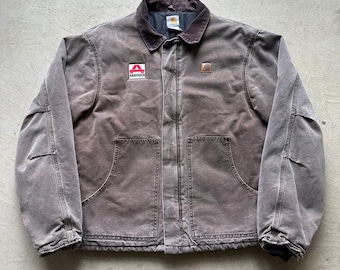 Vintage Carhartt Brown Detroit Style Jacket - XL