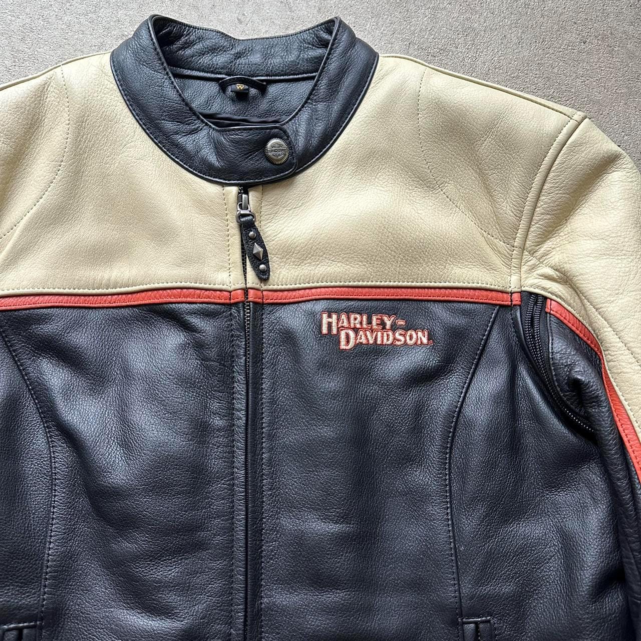 Vintage Harley Davidson Leather Motorcycle Jacket - Etsy