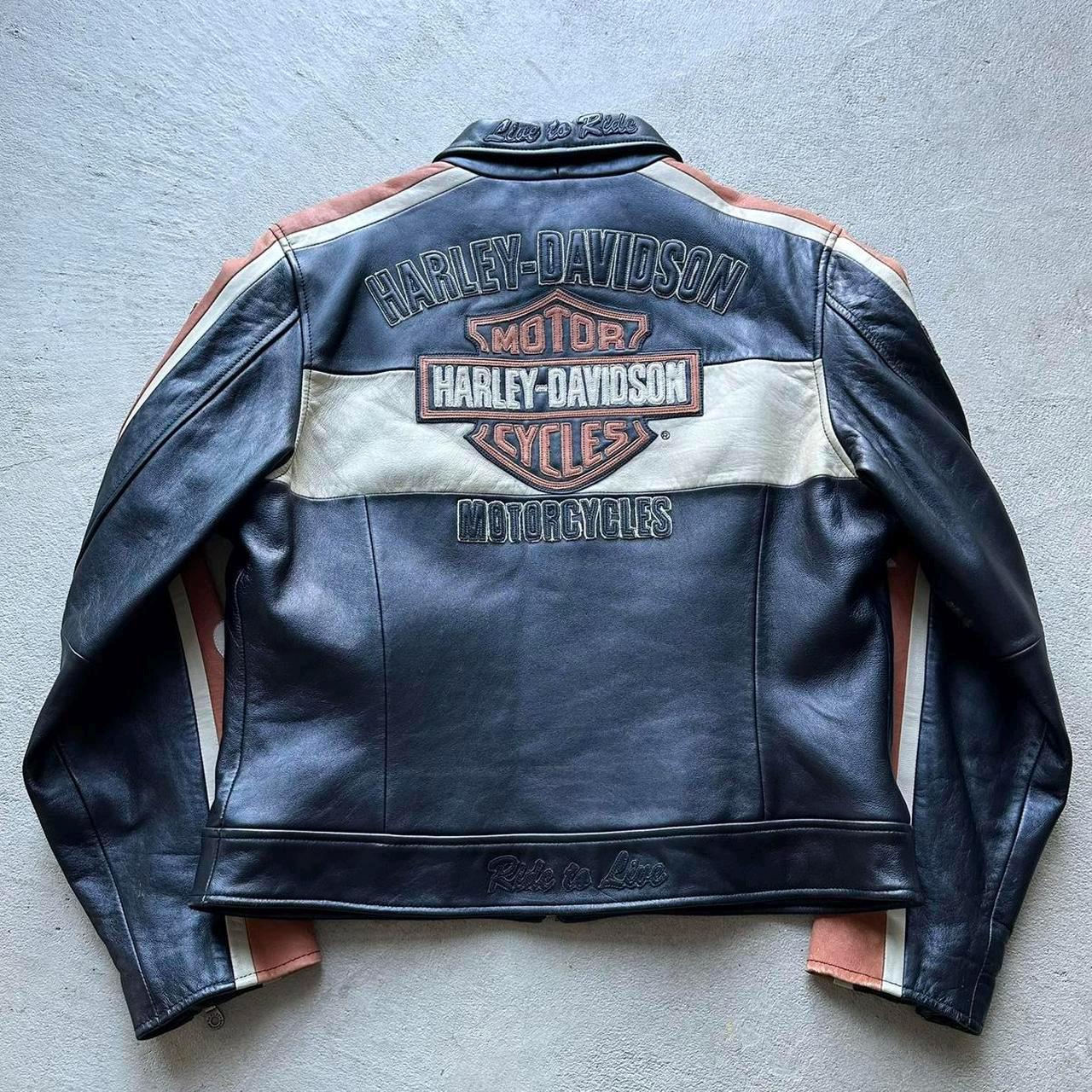 Rare Vintage Harley Davidson Leather Motorcycle Jacket - Etsy