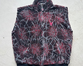 Vintage Spyder Ski Jacket Jet Black Nylon Full Zip Womens 12 90s