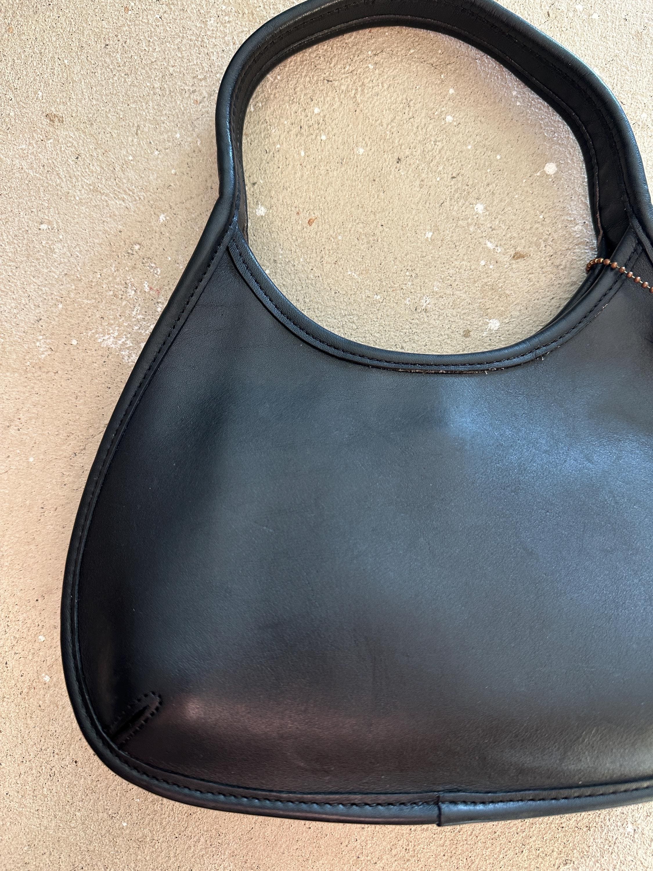 Vintage Coach Mini Ergo Black Shoulder Bag 9027 - Etsy