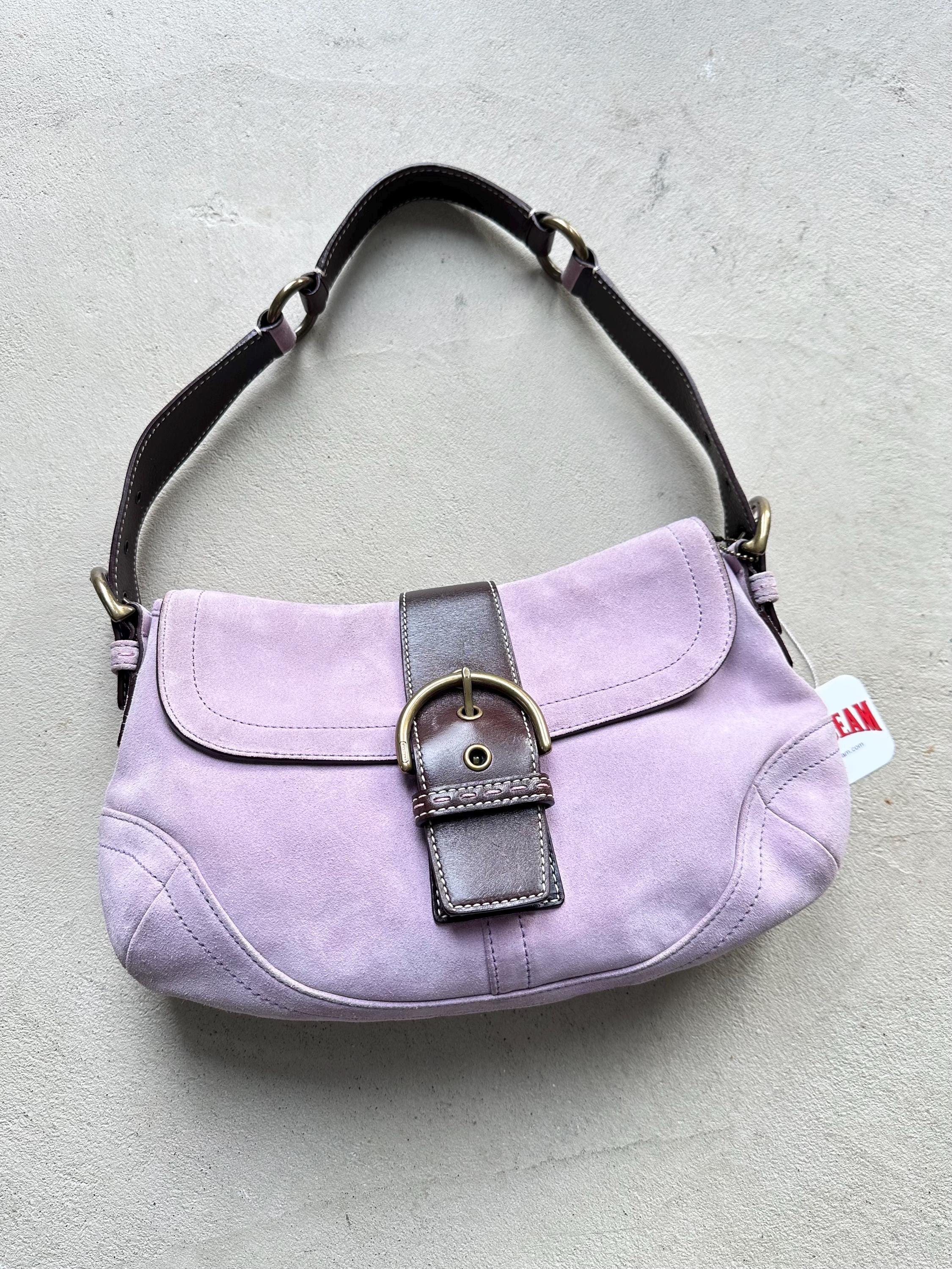 Coach Soho Suede Bag - Etsy Coach Soho Suede Bag - Etsy