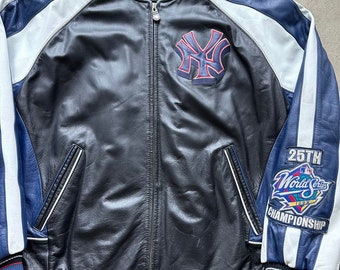 Vintage '99 New York Yankees 25th Championship Leather