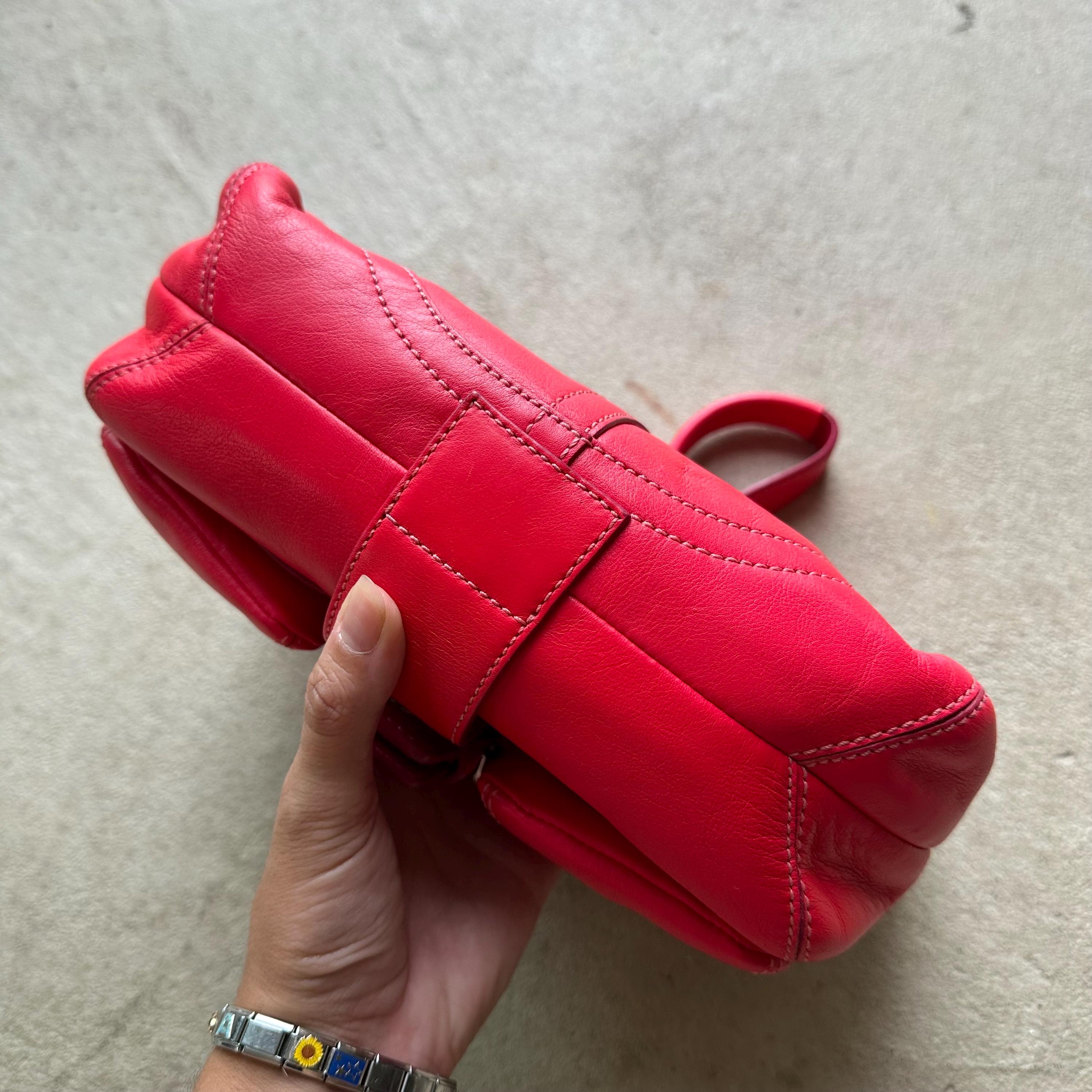 Vintage Y2K Coach Red Mini Leather Square Soho Shoulder Bag - Etsy