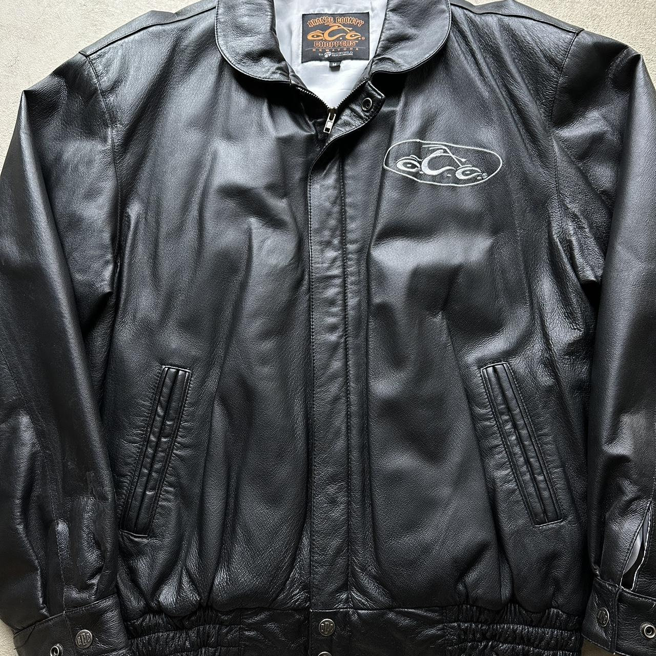 Vintage Orange County Choppers Leather Jacket - Etsy