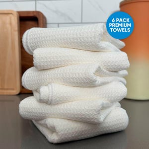 Waffle Weave Microfiber Sublimation Towel Blanks 6pk - Custom Printing