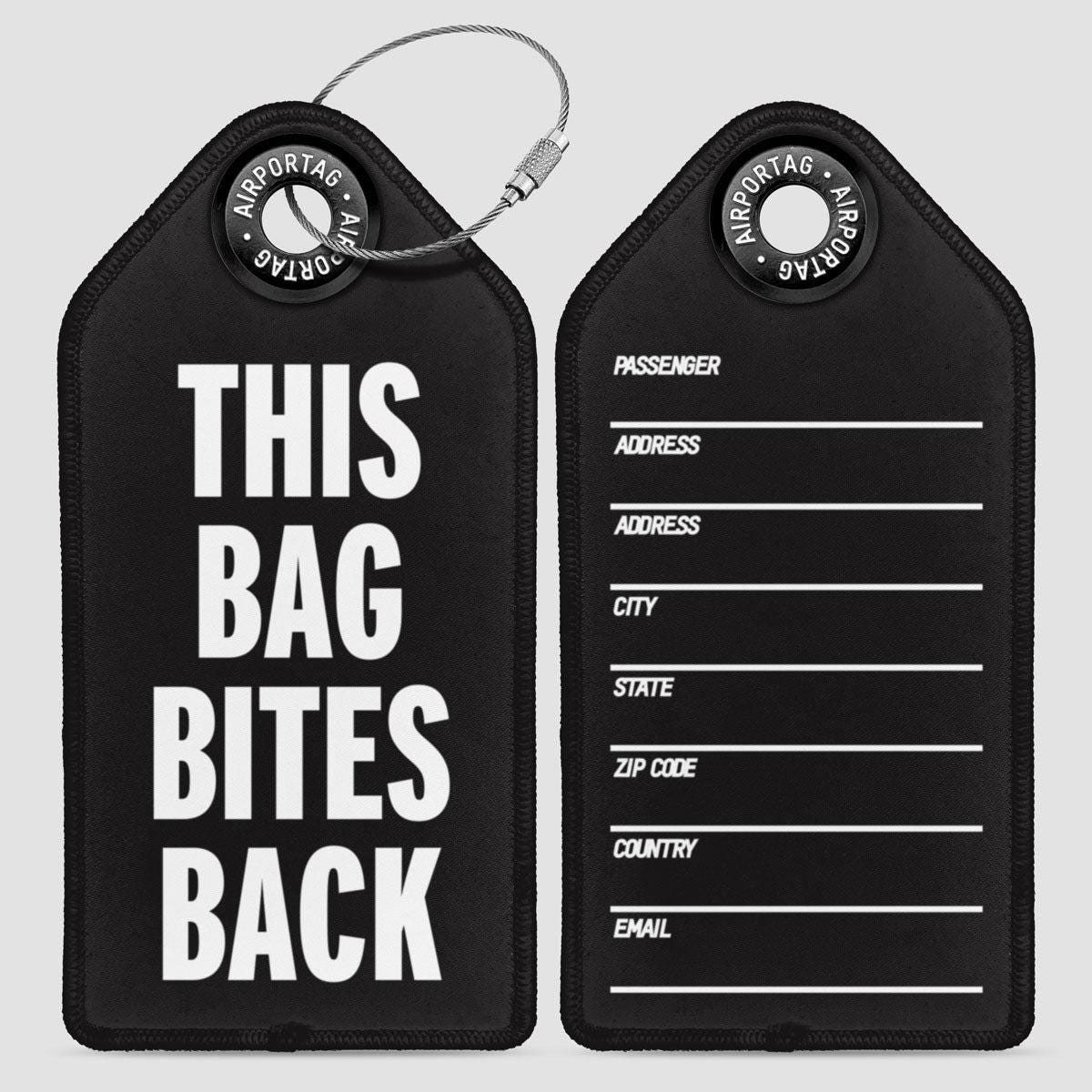 This Bag Bites Back - Luggage Tag - Etsy
