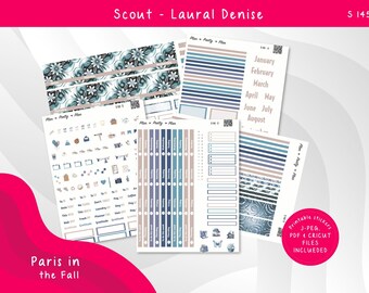 Morning Frost Planner Stickers – December Weekly Kit (Digital Download)