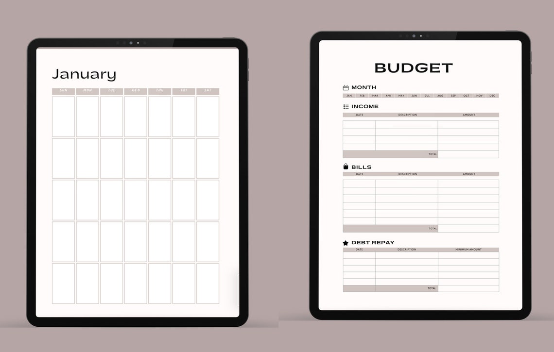 Digital Ultimate Planner Etsy Digital Ultimate Planner Etsy
