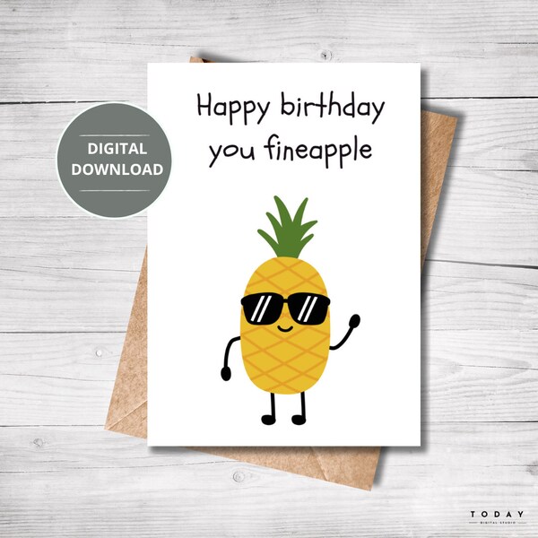 Pineapple Birthday - Etsy