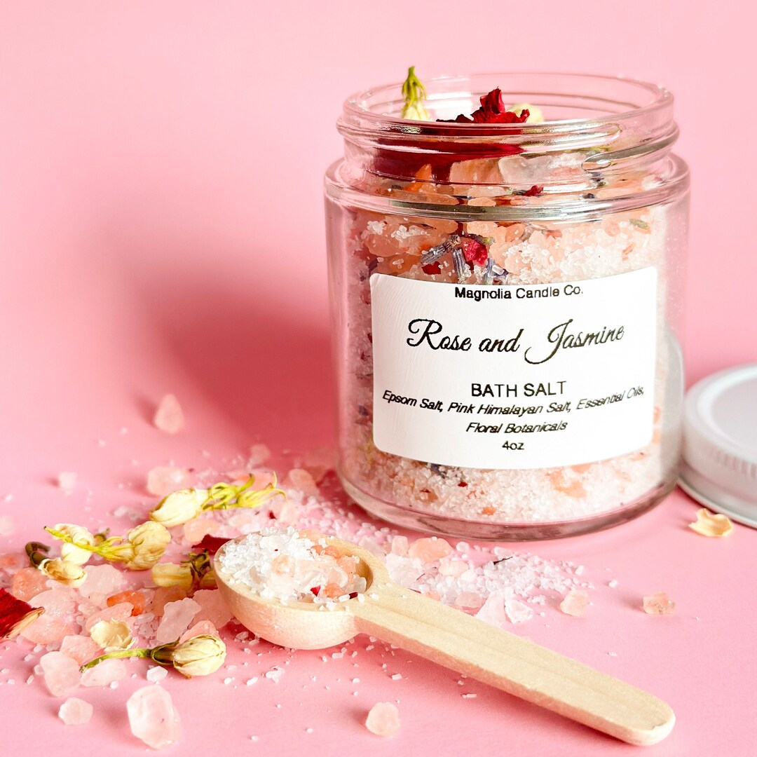 Botanical Bath Salts - Bath Gifts - Bath Soak - Bulk Bath Salts -pink ...