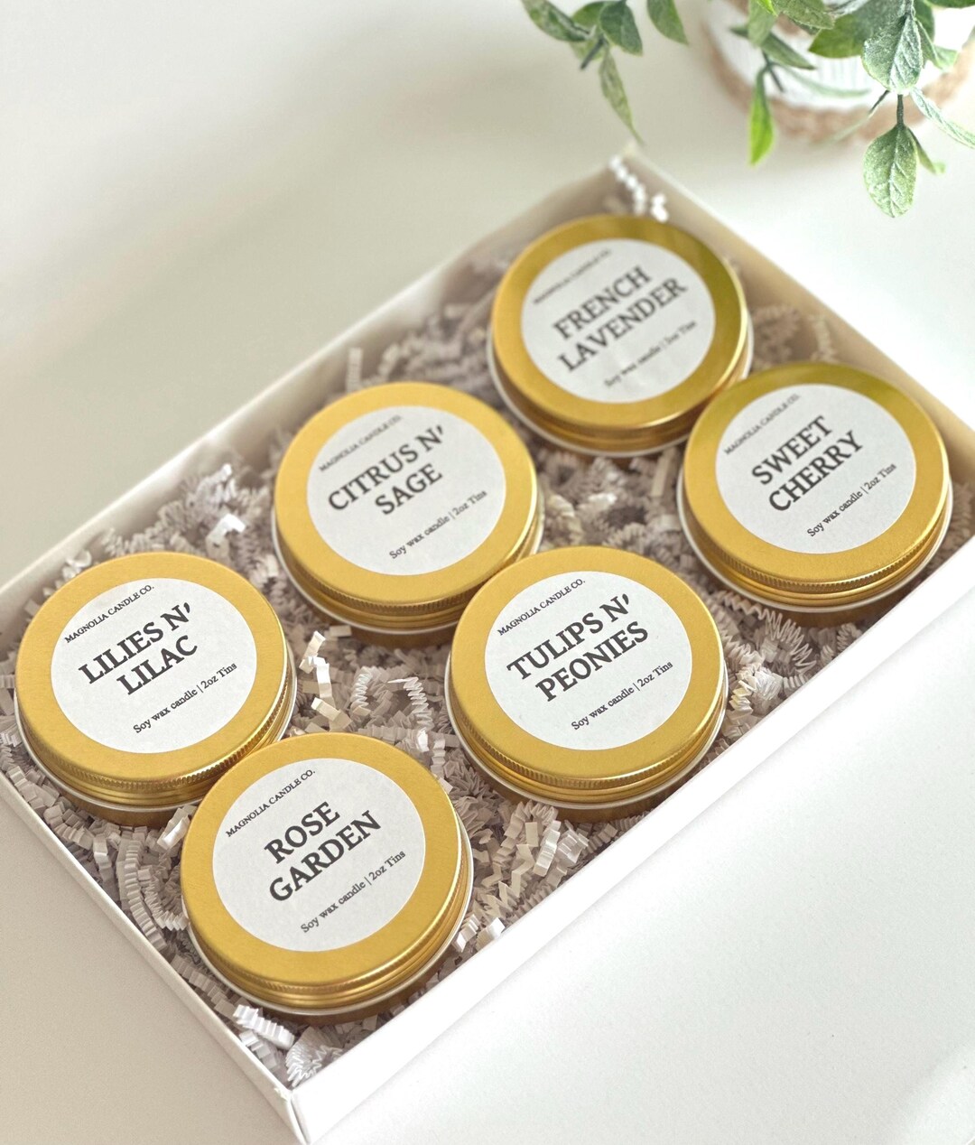 Spring + Summer Candle Travel Tins, Soy Wax Candles, Scented Candles ...