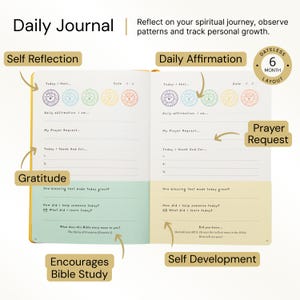Children's Daily Prayer & Gratitude Journal (6-13 years). Christian Bible Study Book for Kids. Christian Kids Gift, Religious Books For Kids image 3