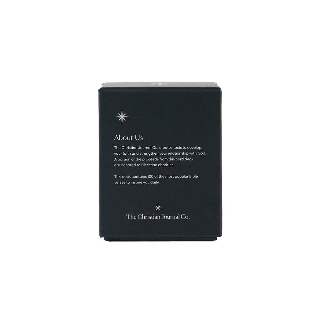 100 Bible Verse Cards | Scripture Cards | Inspirational Prayer Cards | Most Quoted Bible Verses Deck for Memorization & Bible Study