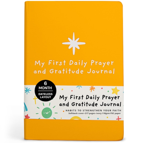 Children's Daily Prayer & Gratitude Journal (6-13 years). Christian Bible Study Book for Kids. Christian Kids Gift, Religious Books For Kids