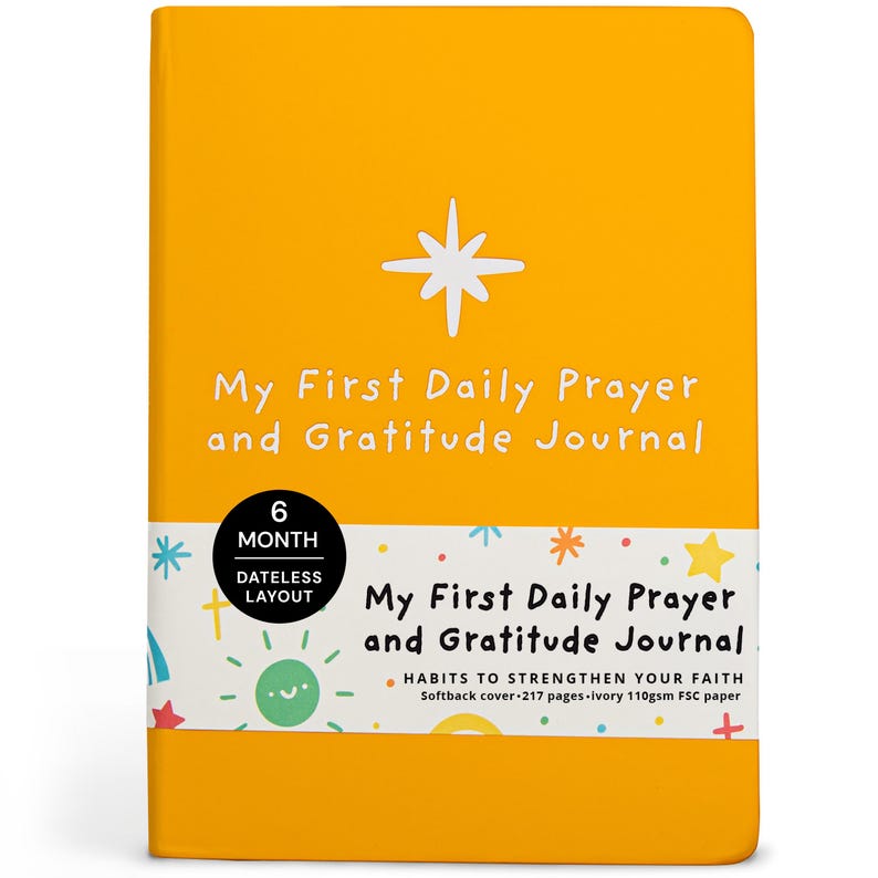 Children's Daily Prayer & Gratitude Journal (6-13 years). Christian Bible Study Book for Kids. Christian Kids Gift, Religious Books For Kids image 1