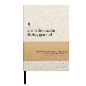 Diario Cristiano Para Pujeres y Hombres, Diario de Gratitud,  Diario de Oración, Libro de Oraciones Católicas en Español, Regalos Cristianos