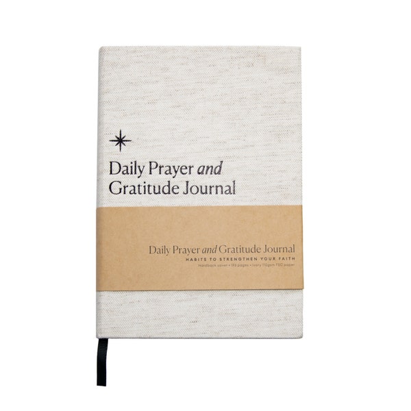 Christian Daily Prayer & Gratitude Journal | Dateless Planner Format | Faith + Prayer Journal