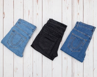 Regular Fit Denim Jeans, Streetwear for Men and Women
