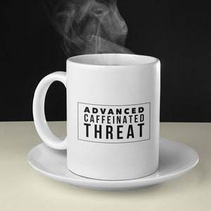 Advanced Caffeinated Threat Coffee mug - Cyber Security mug, Cybersecurity gift, Pentester gift, Hacker gift idea, Infosec gifts