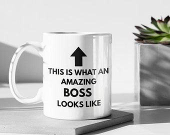 Amazing Boss Coffee mug - bosses day gifts, boss lady gifts for women, boss mug
