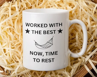 Retired coffee mug - Best coworkers retirement gift, retirement mug