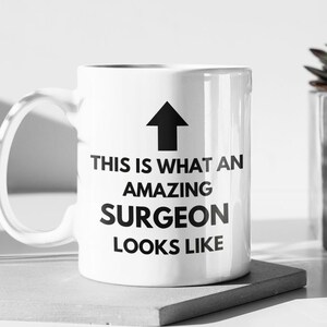 Amazing Surgeon Coffee Mug - Surgeon Gifts, Surgeon gift for men, brain surgeon gifts, heart surgeon gifts, surgeon mug