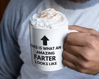 Amazing Farter Coffee mug - fart joke gifts, fart gag gifts, farter mug, father joke mug, funny mug