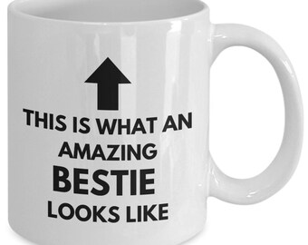 Amazing bestie coffee mug, best friend birthday gifts, work bestie gifts, bestie gifts for men