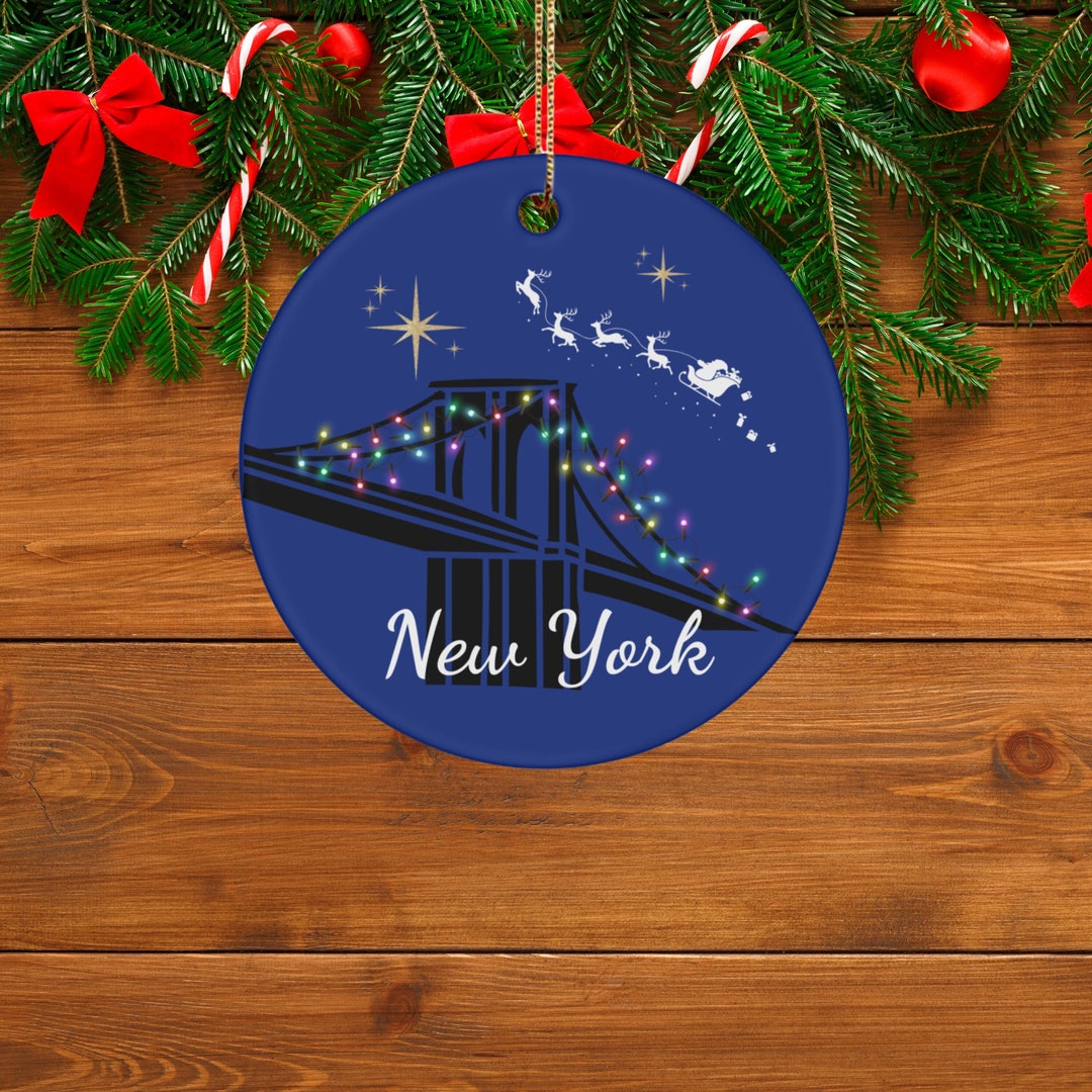Brooklyn Bridge Christmas Ornament 
