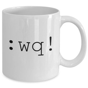 Vim Coffee Mug, Linux Geek Gift