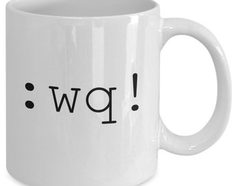 Vim Coffee Mug, Linux Geek Gift