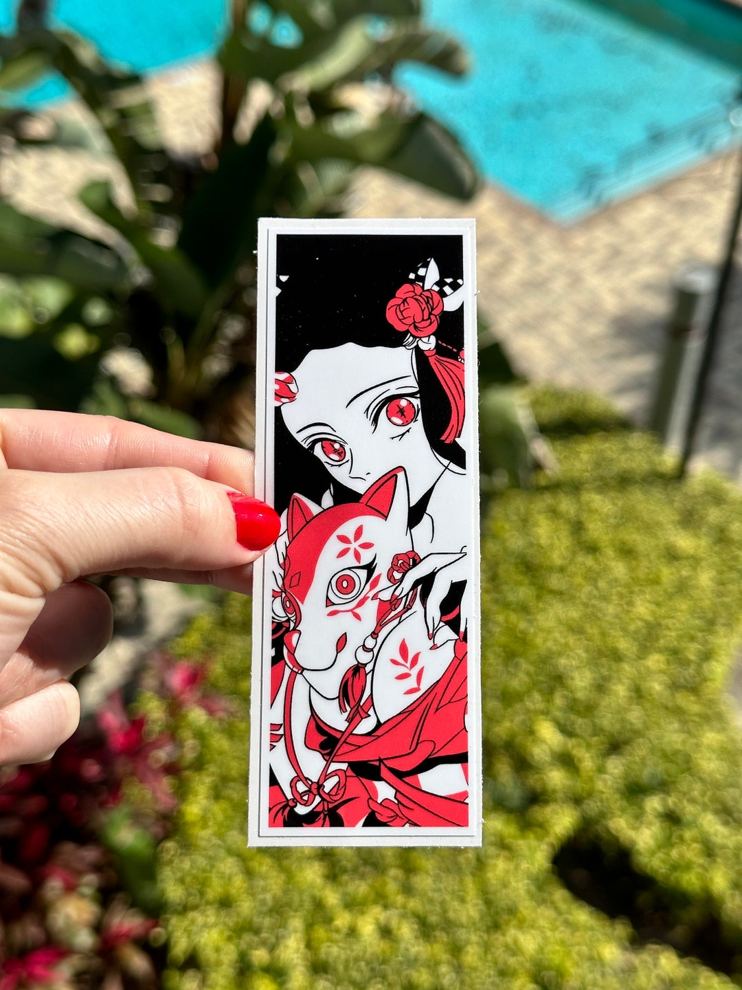 Nezuko Panel Vinyl Sticker, JDM Slapper Sticker Waterproof Window Decal ...