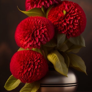 Amaranthus bunch flower.Digital wall art
