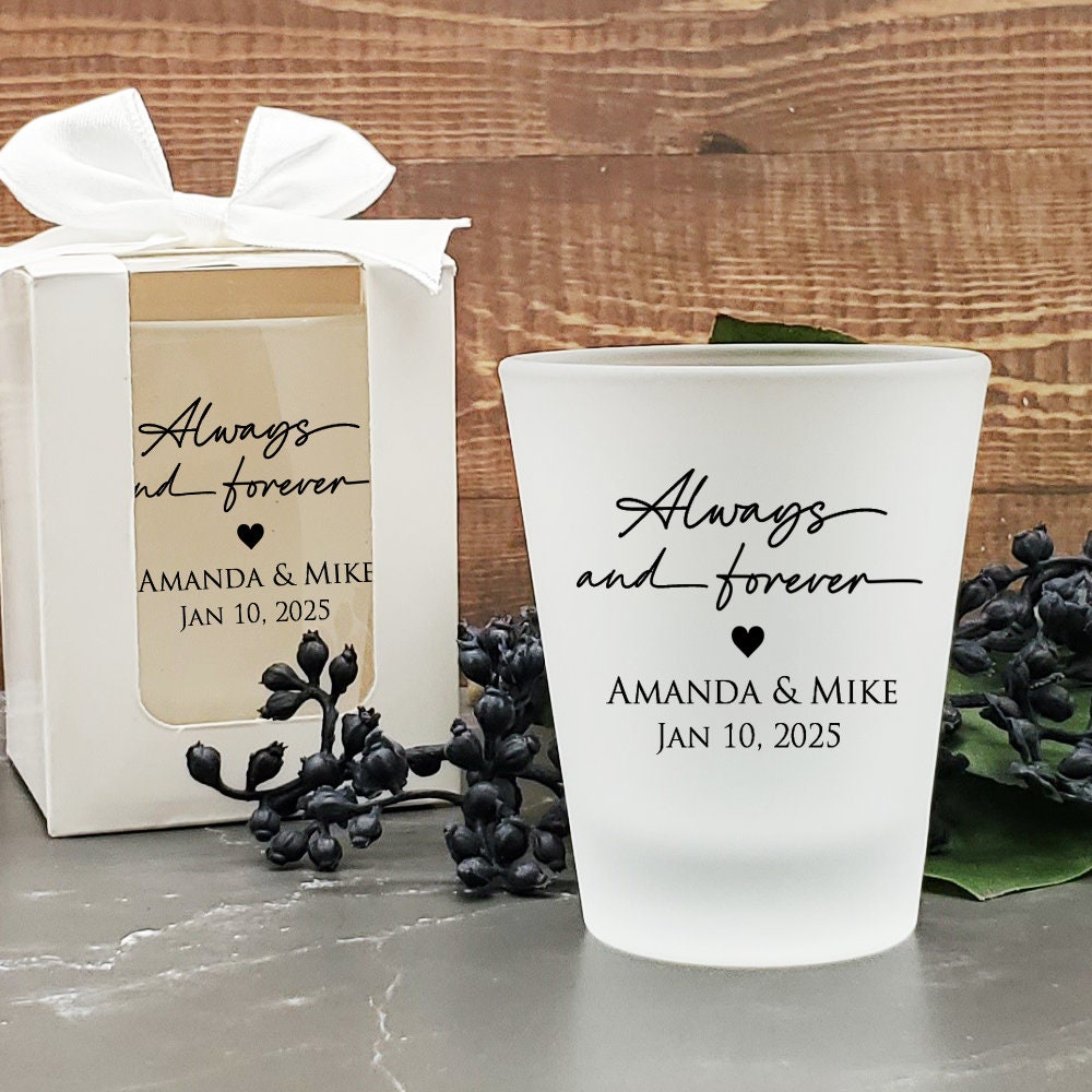 Wedding Shot Glasses Winter Wedding Favors for Guests in Bulk -   Portugal