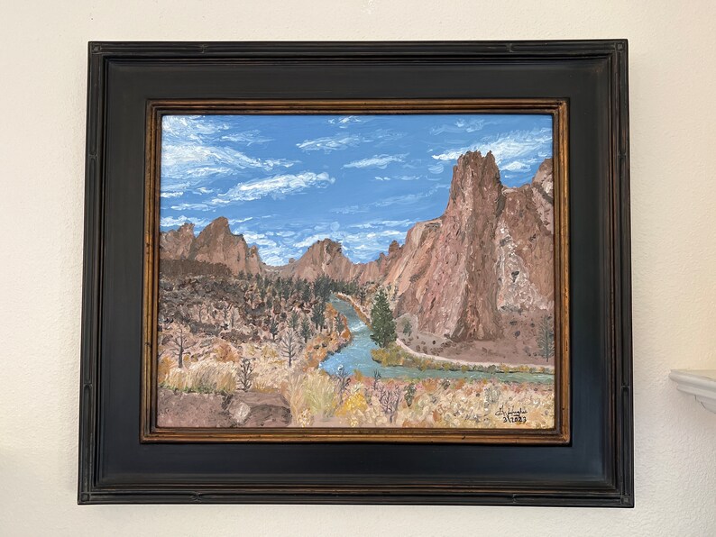 Smith Rocks Artwork Smith Rock State Park; Original 16