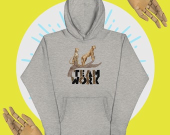 Cheetah Teamwork Unisex Hoodie