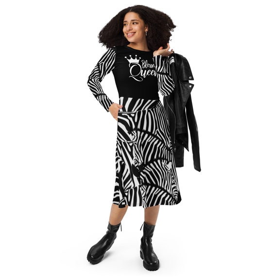 chinese dress ladies Zebra Print Two Piece Set  Glam House Salon Suites